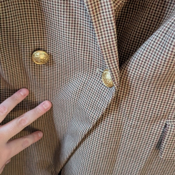 Lane Bryant The Bryant Blazer Plaid Double Breasted Jacket Womens Plus Sz 20 NWT - Picture 8 of 12